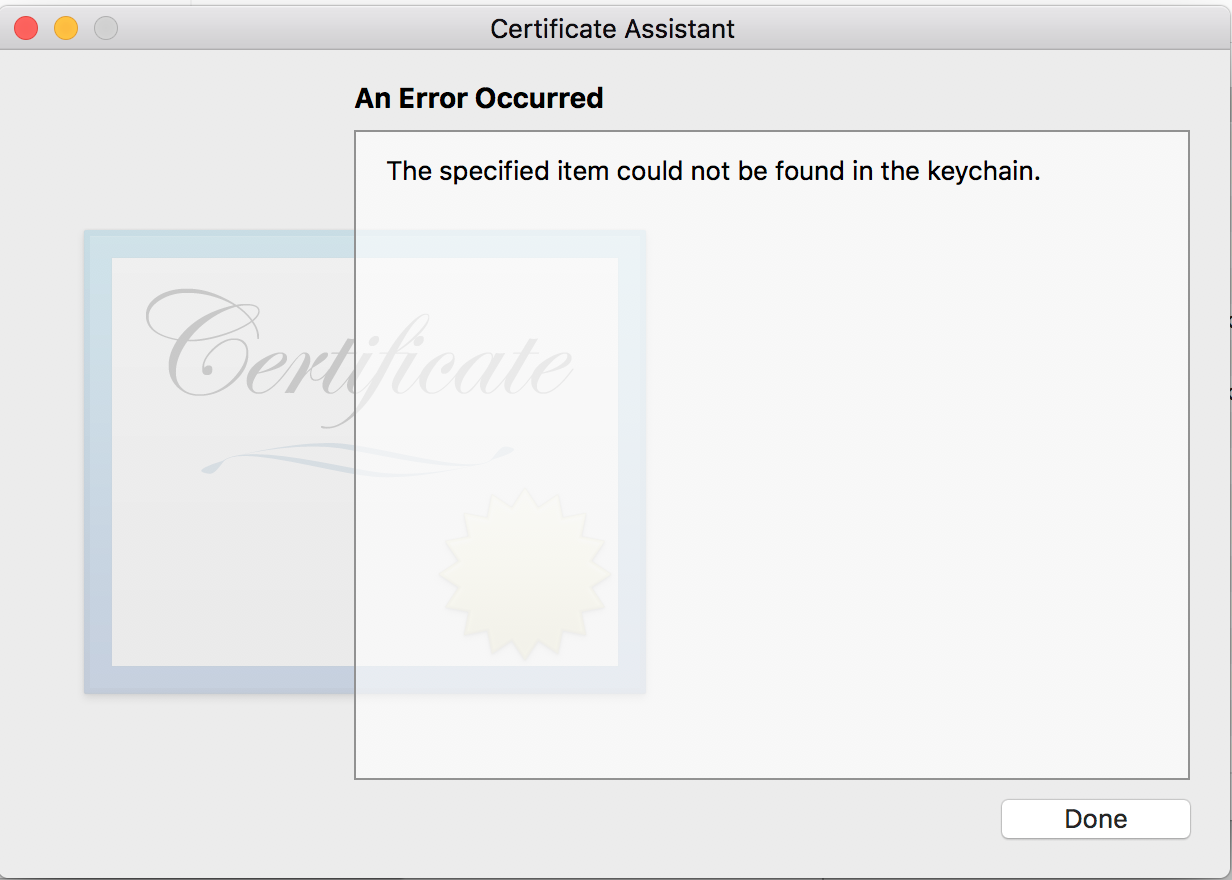 A Keychain Cannot Be Found To Store Aws at Richard Harmon blog