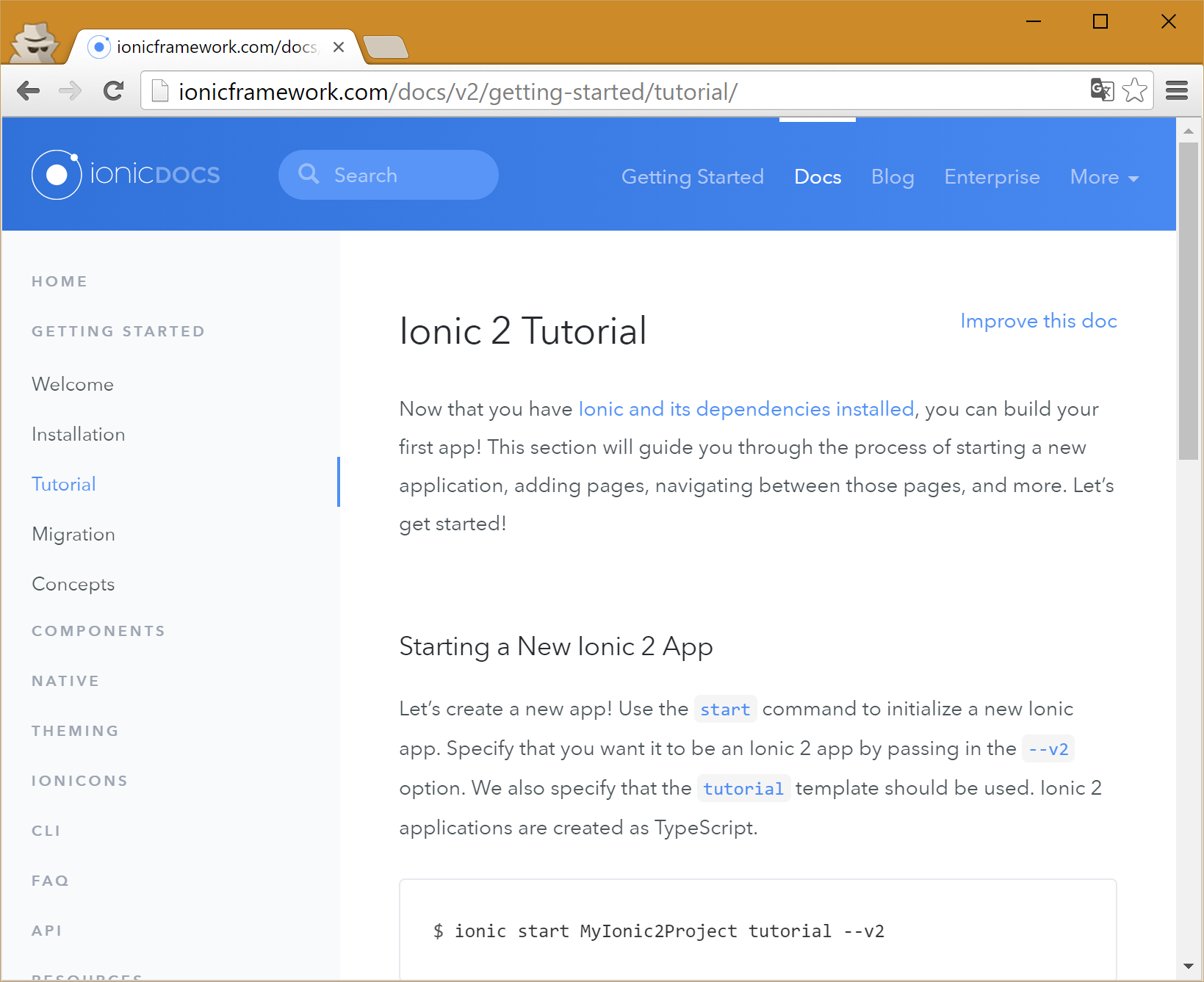 Ionic V2 Tutorial | ionic2 まとめ連載 其の4 ionic2 のサンプルを起動する qiita Ionic V2 Tutorial | ionic2 まとめ連載 其の4 ionic2 のサンプルを起動する qiita