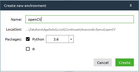 conda install opencv virtualenv python3 mac os