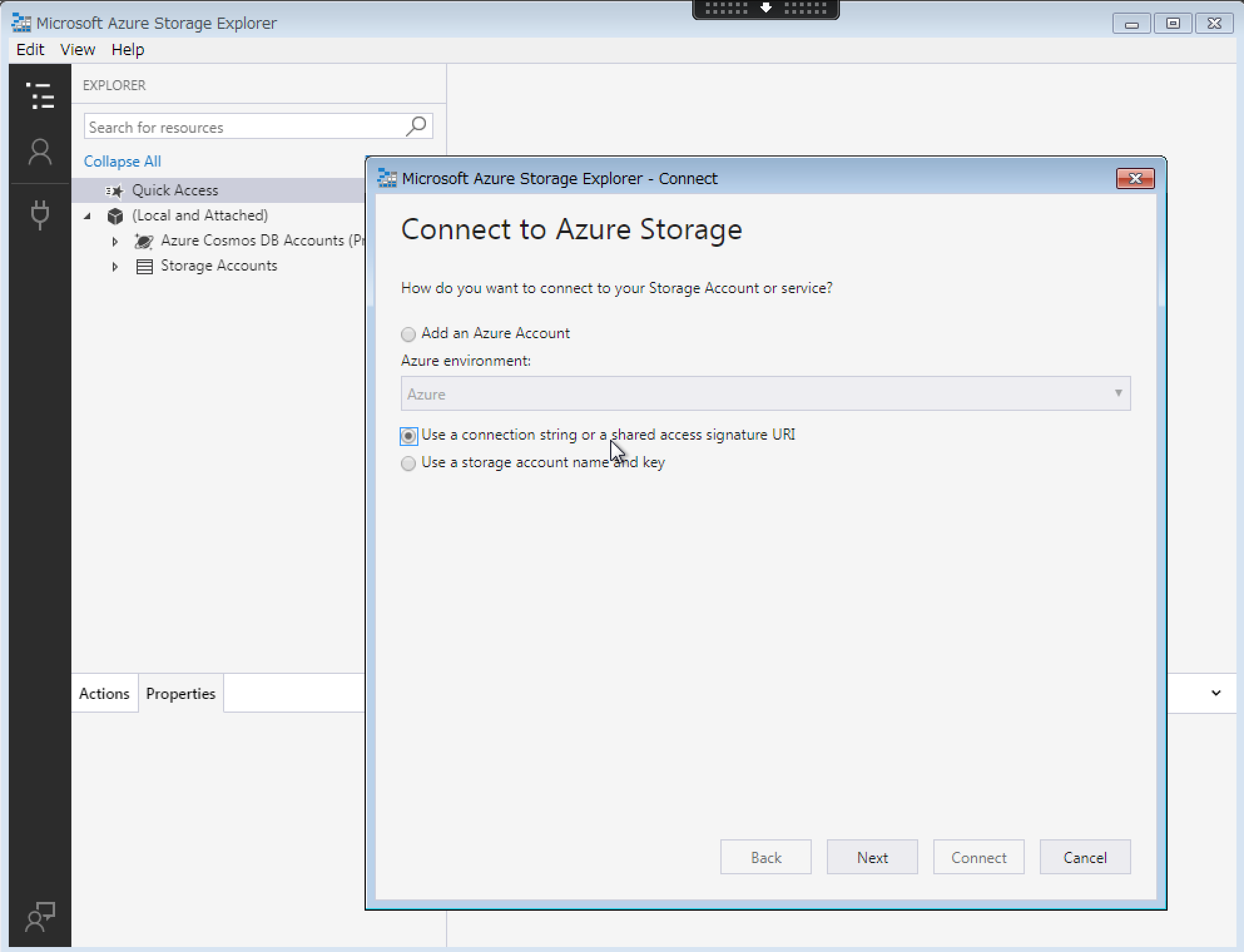 Azure Storage Explorerを使ってみる AzureStorage Qiita