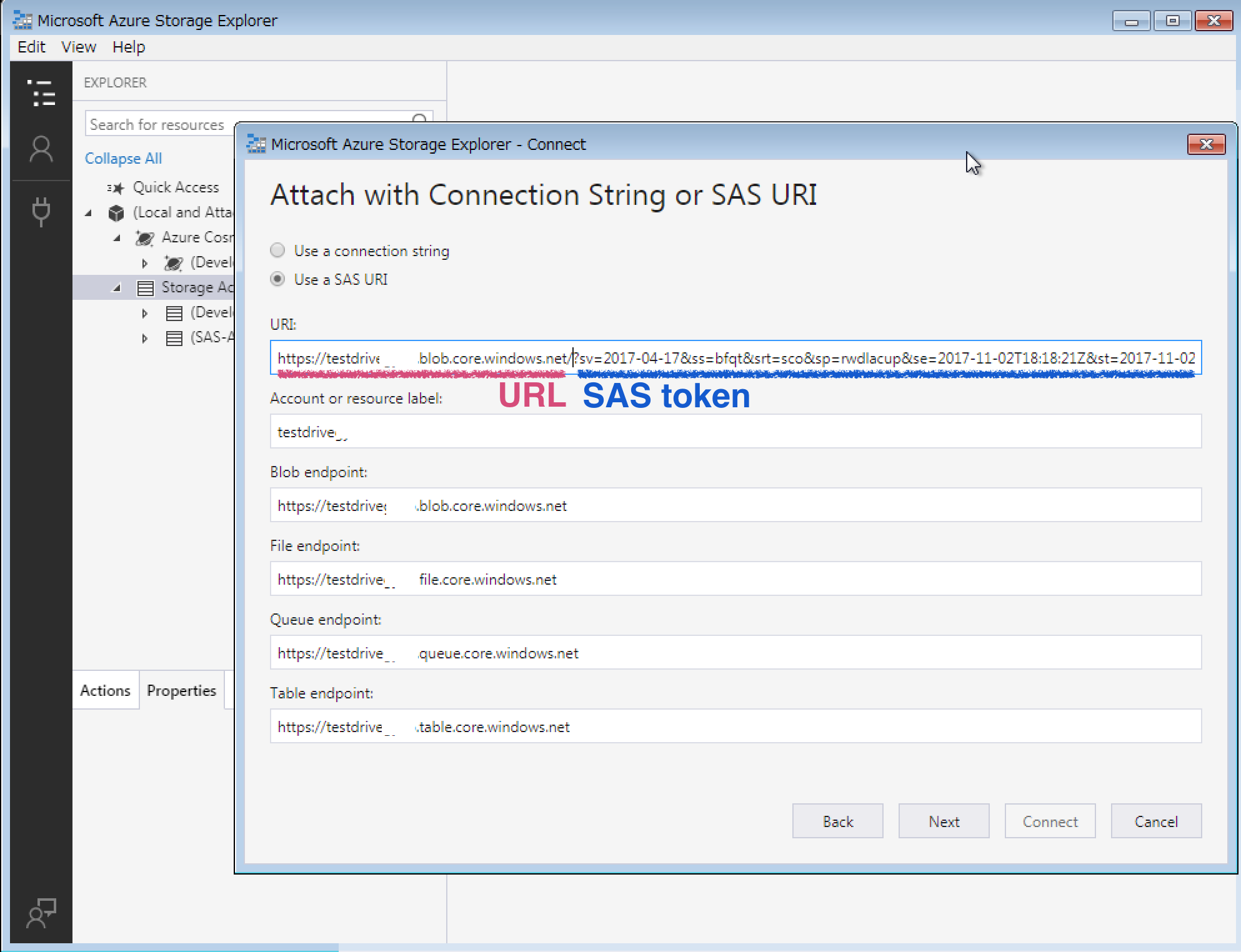 Azure Storage Explorerを使ってみる AzureStorage Qiita