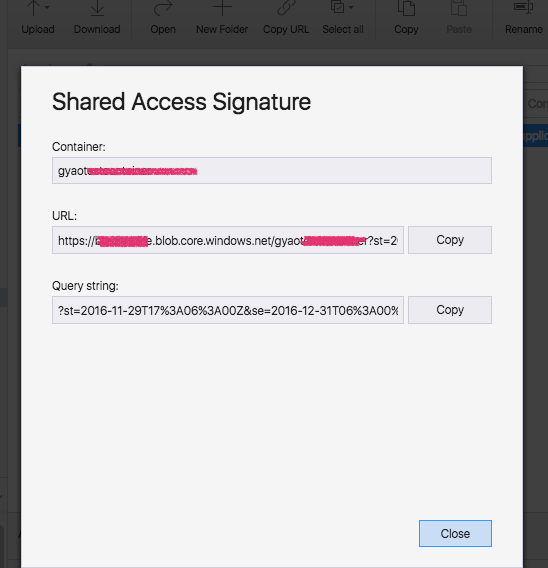 Azure Storageへのアクセス方法 【Shared Access Signatures (SAS)】 Microsoft Qiita