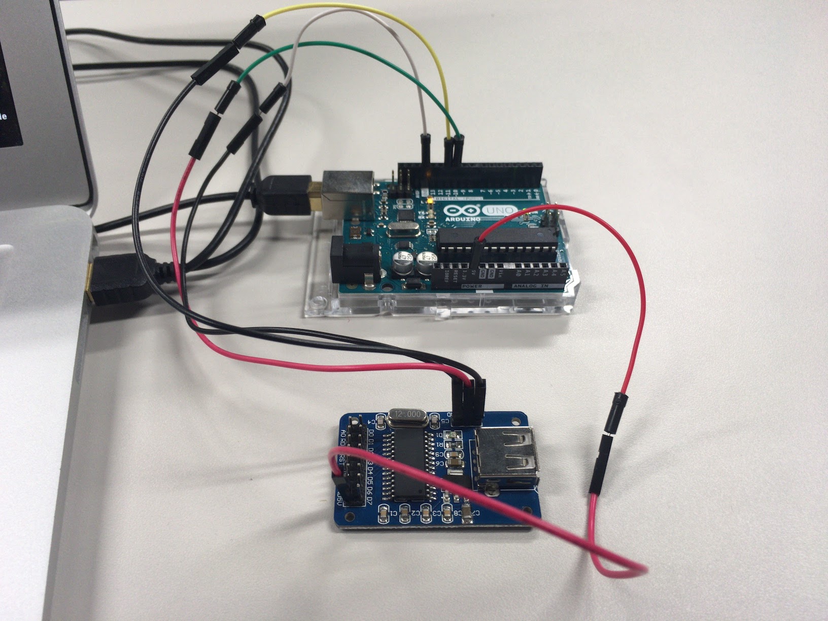 CH375 USBモジュールをArduinoで使ってみる #電子工作 - Qiita