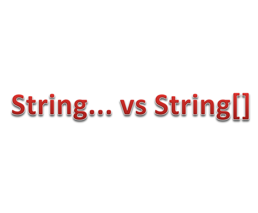 [Java] String... vs String[] どちらが良いかな? 可変引数と配列 Java Qiita