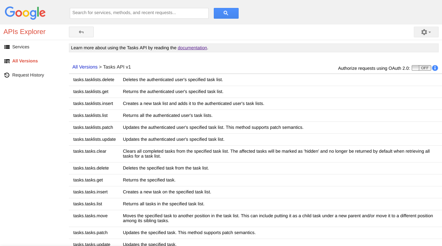 PythonでGoogle Tasks APIを叩く - Qiita