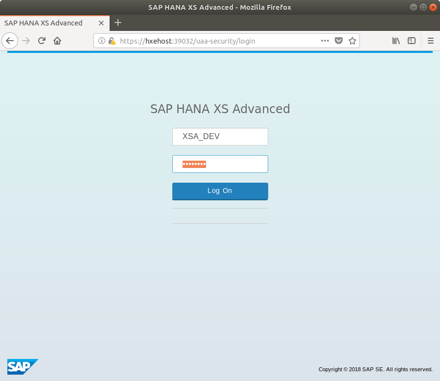 Docker版のSAP HANA express editionをインストールする