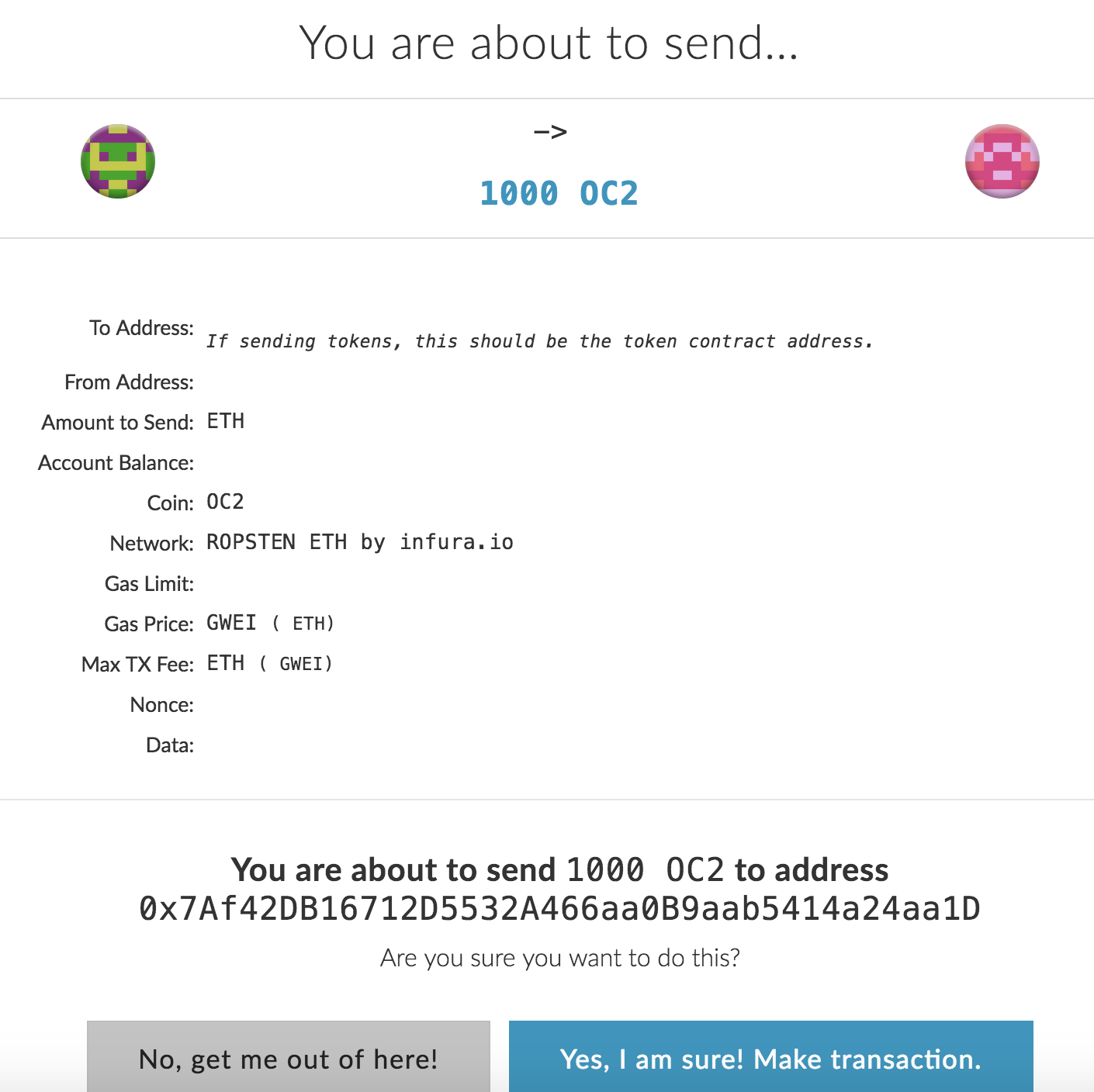 Ethereum入門 〜独自トークンをスマホウォレットに送金〜 #Blockchain - Qiita
