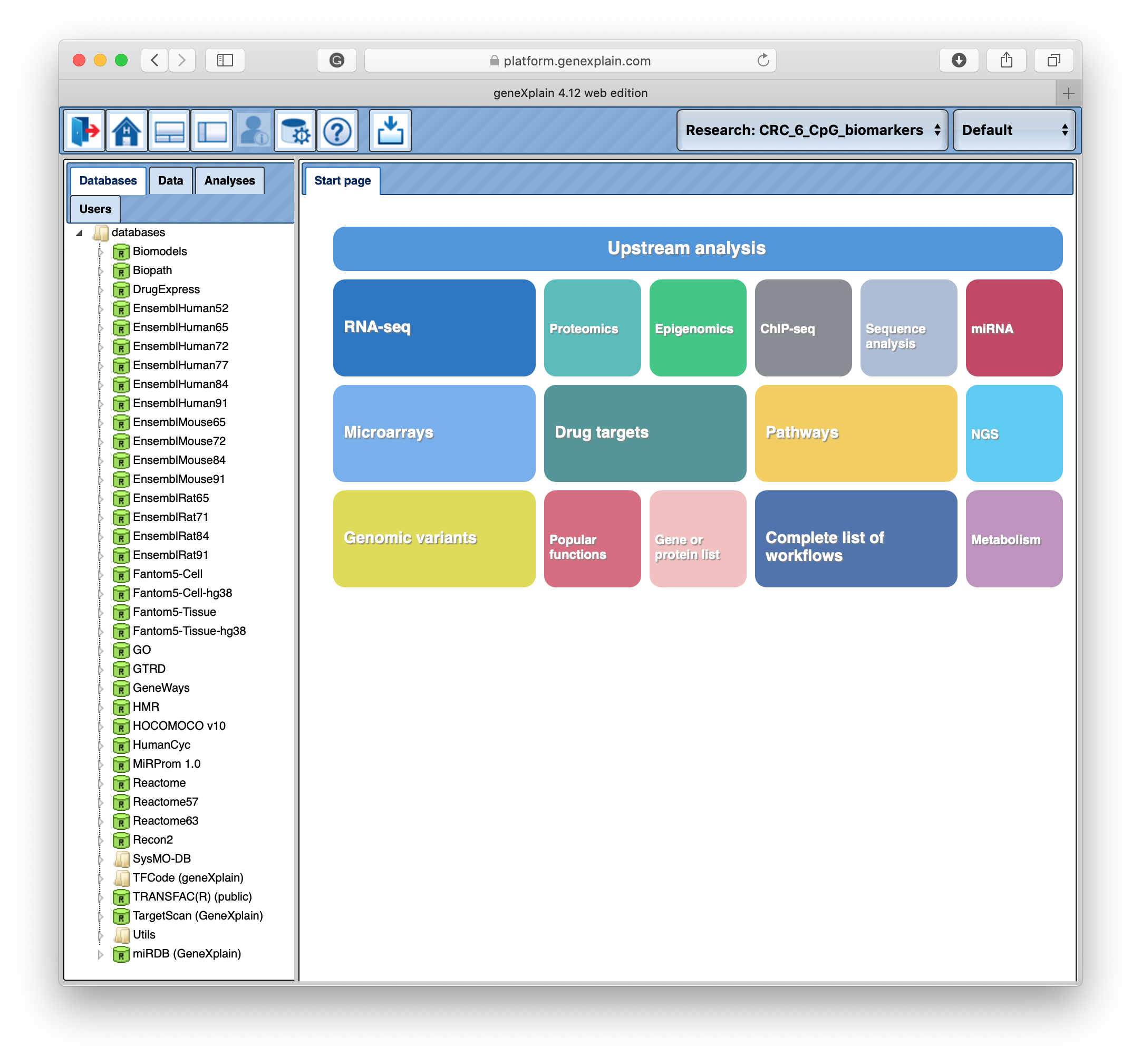geneXplain platform の apiを利用してみた - Qiita