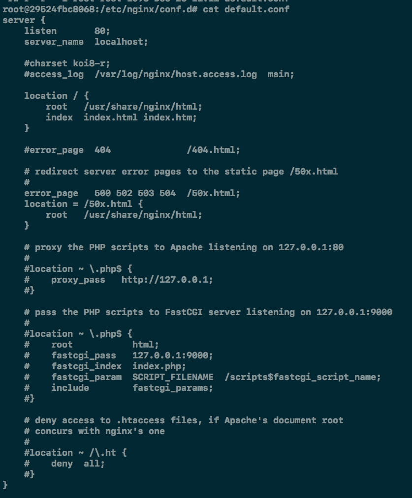 docker上のnginxのドキュメントルート Docker Qiita