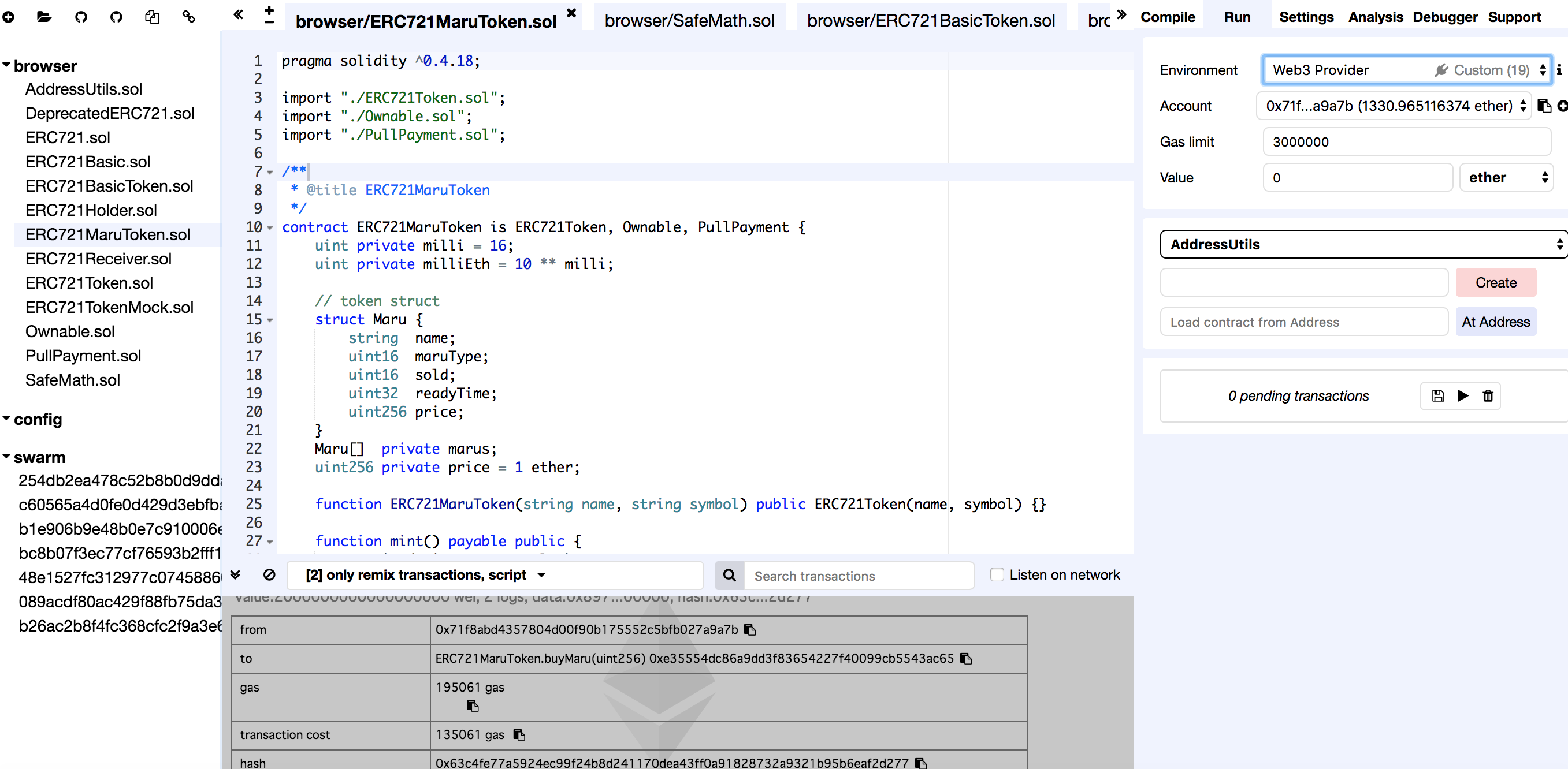 OpenZeppelinのERC721が更新されたので触ってみる #Ethereum - Qiita