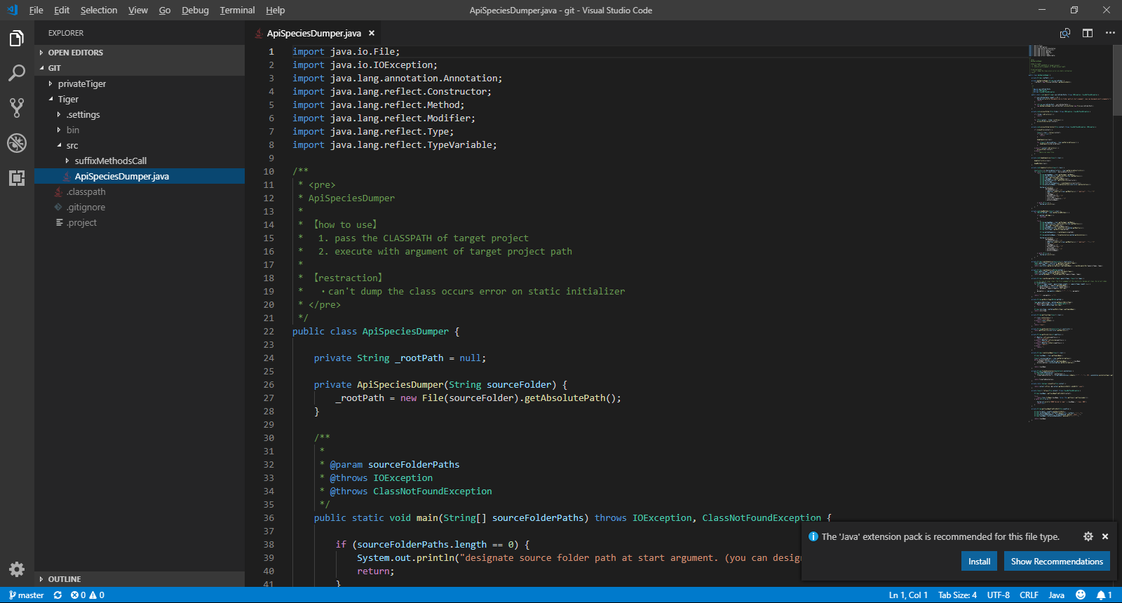 SnapCrab_ApiSpeciesDumperjava - git - Visual Studio Code_2019-1-19_22-32-3_No-00.png