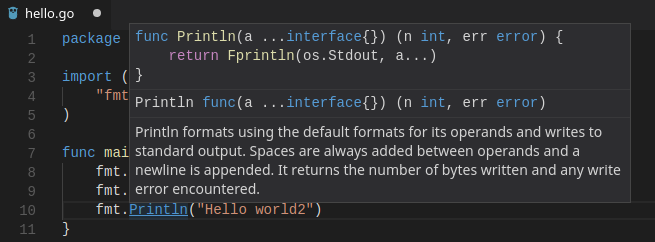 メモ Vscodeでgolang編集環境 Qiita