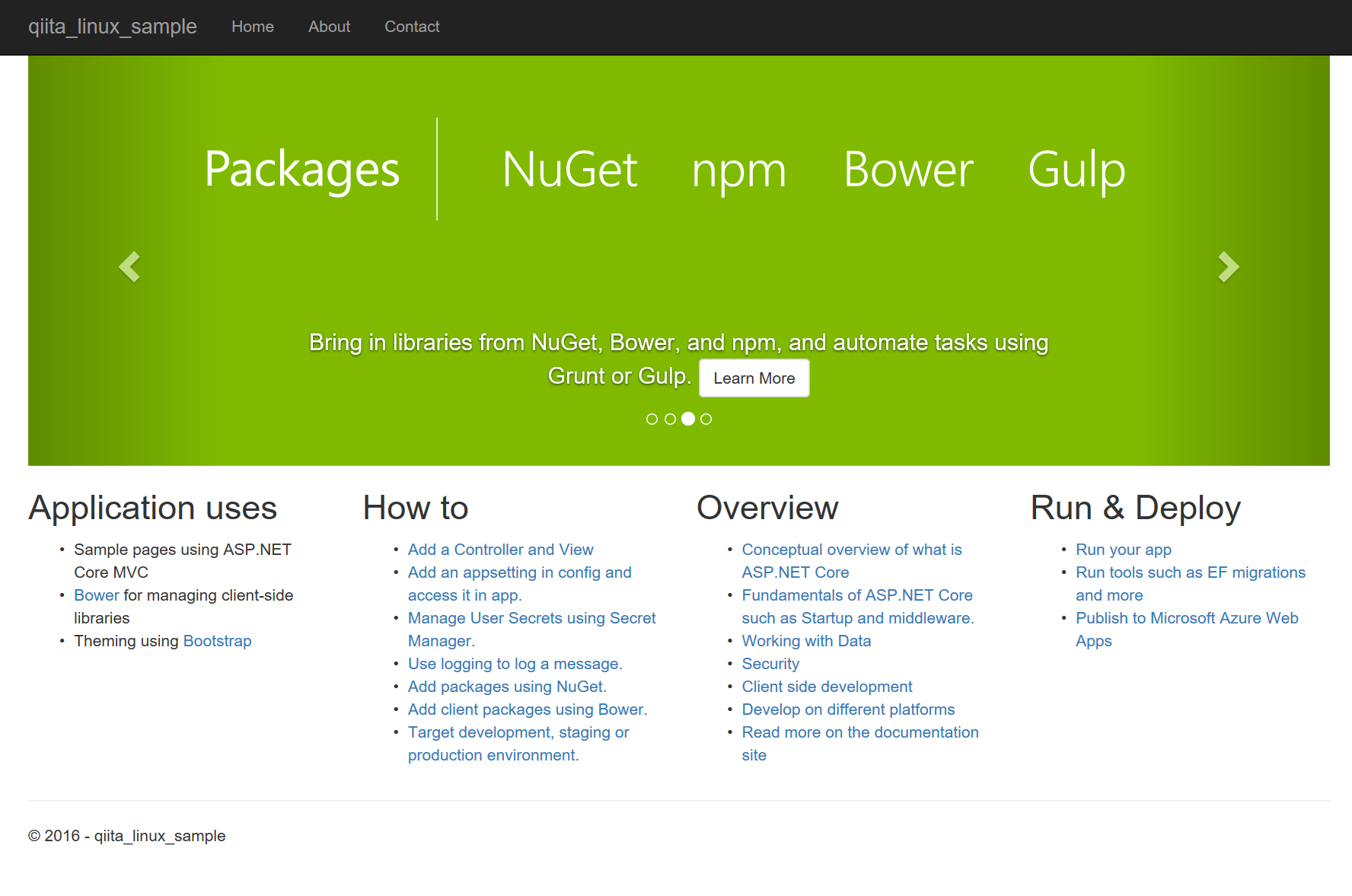 App Service on Linuxを使ってみる Docker Qiita