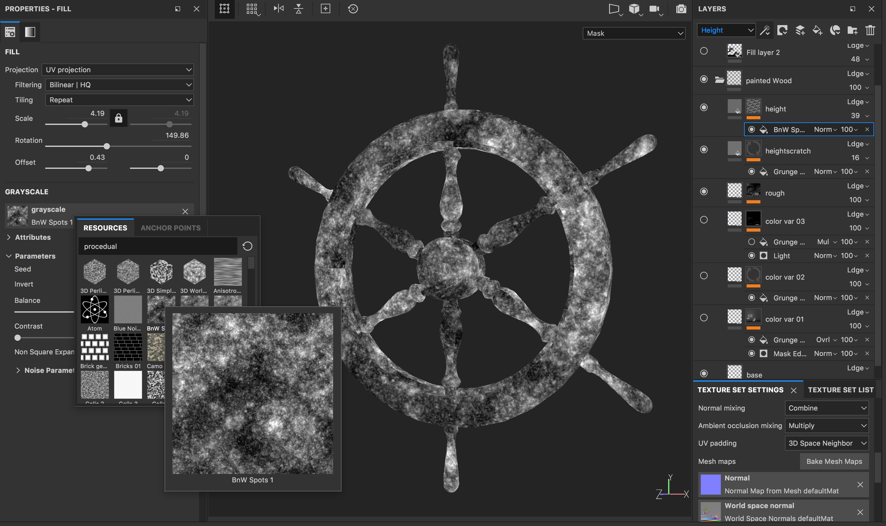???Substance Painter???Color???Roughness???Height??????????????????????????? SubstancePainter