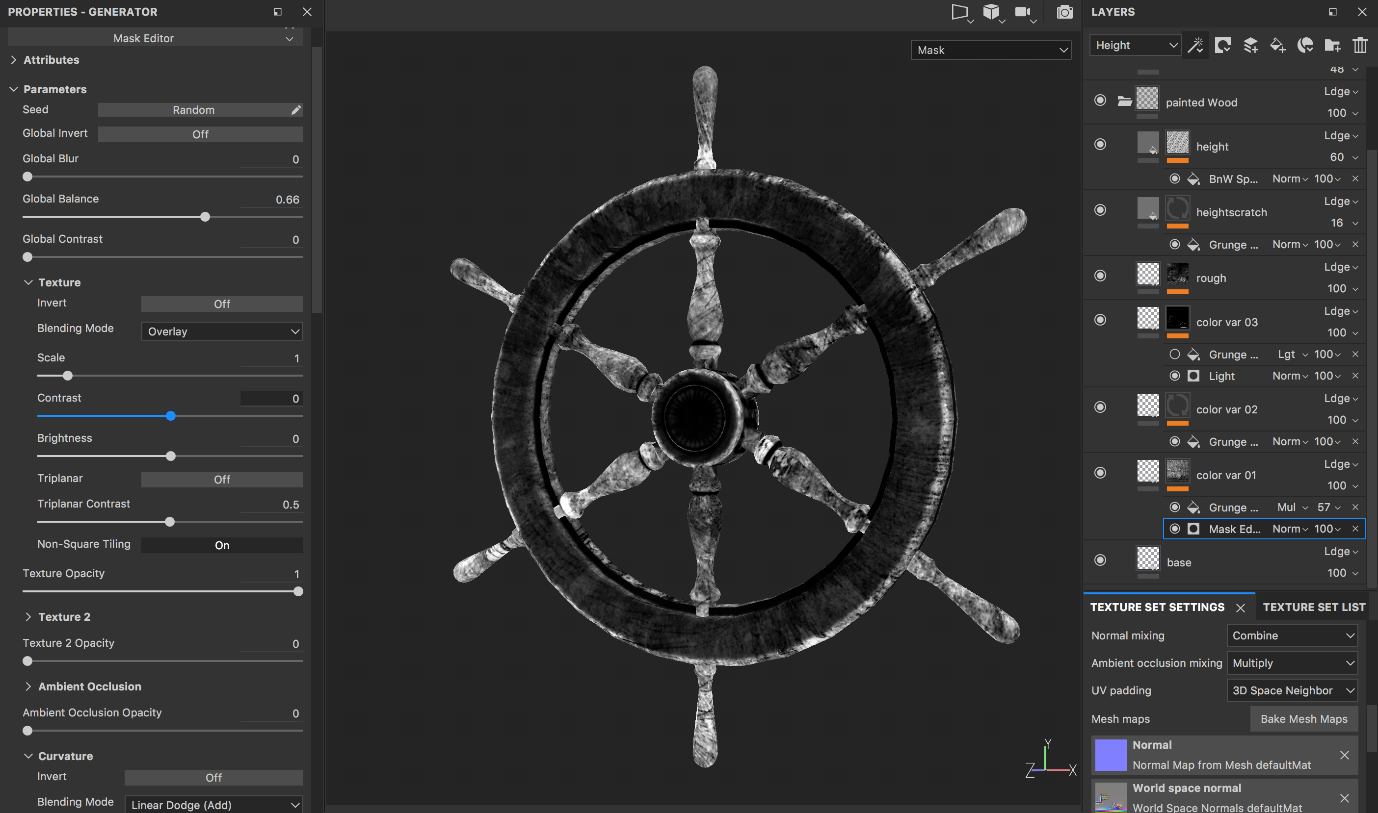 ???Substance Painter???Color???Roughness???Height??????????????????????????? SubstancePainter
