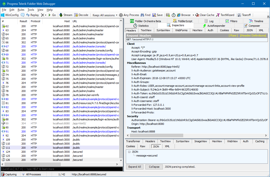 Keycloakの新機能：Keycloak Gatekeeperを試してみた API Qiita