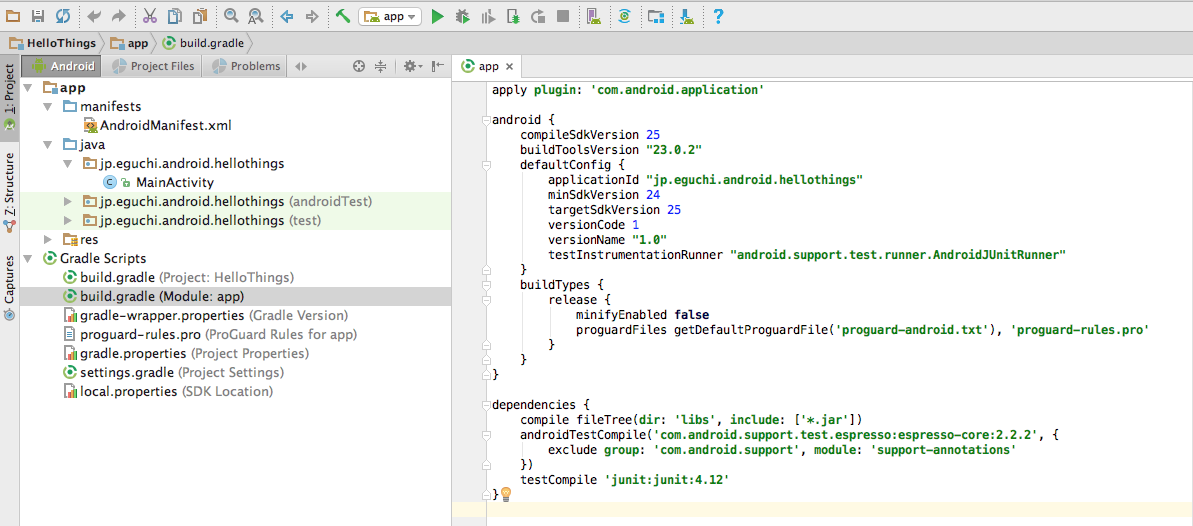 Android Things 用の空のプロジェクトの作り方 #AndroidThings - Qiita