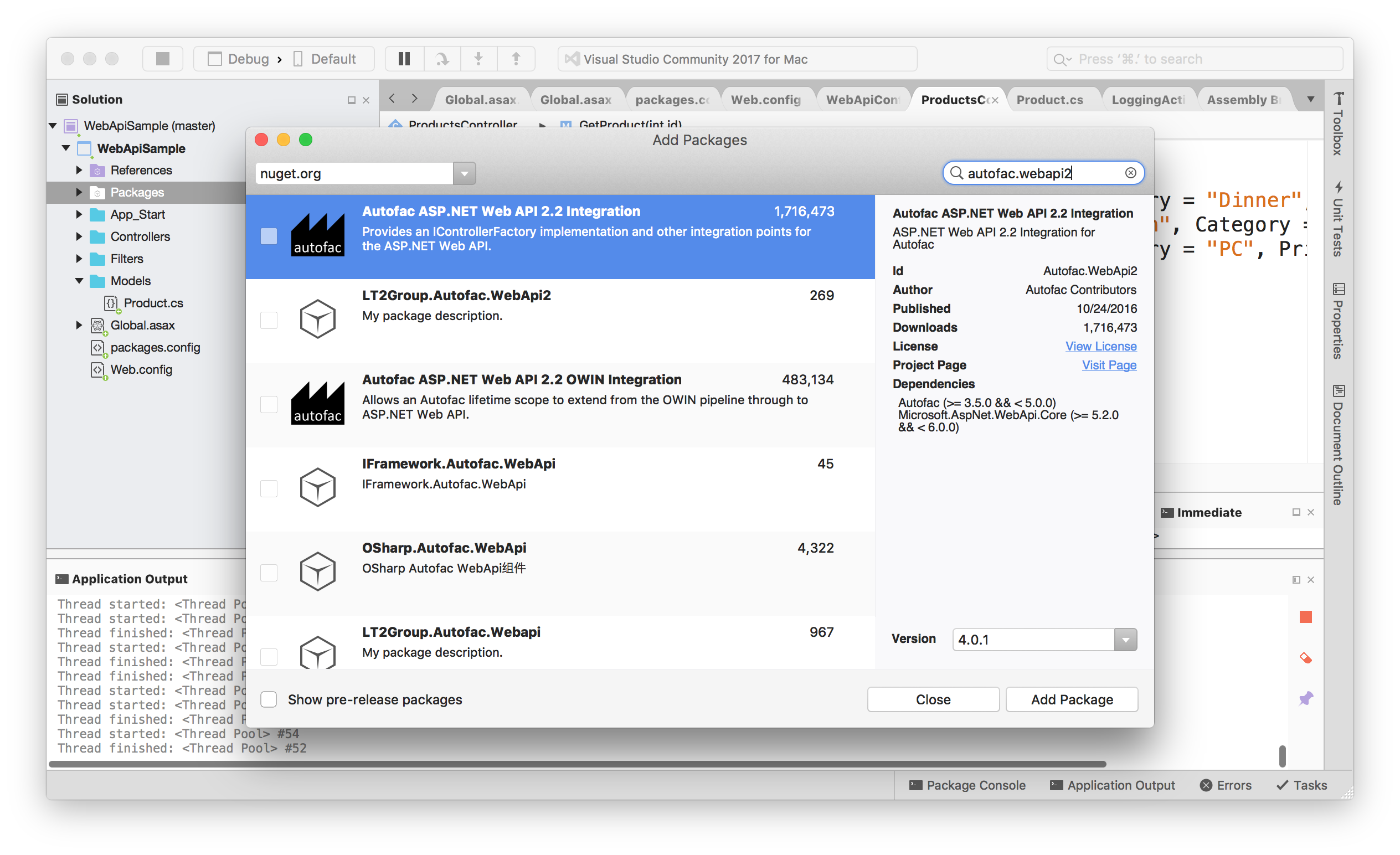 Autofac について調べてみた その3 Api とのインテグレーション C Qiita