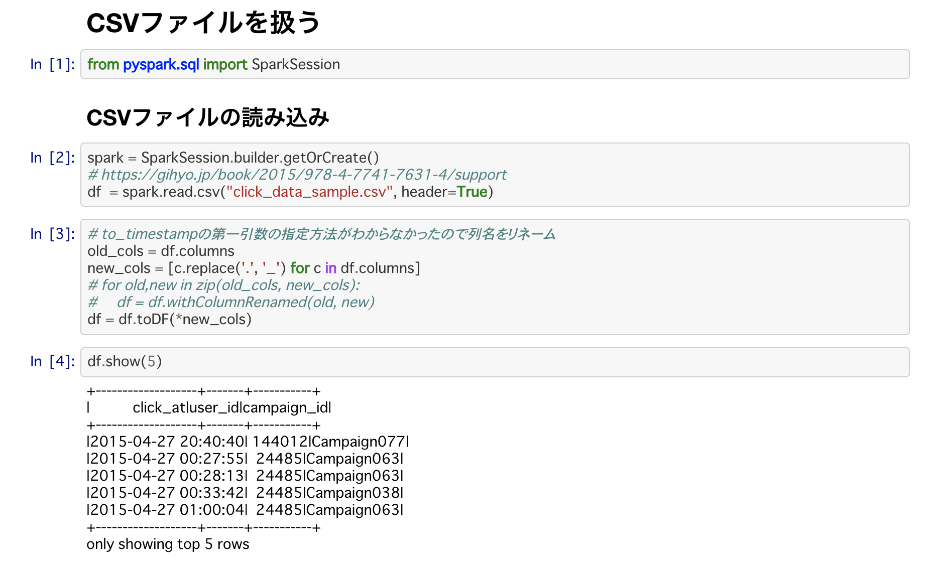 jupyter/pysparknotebookからS3に接続する Docker Qiita