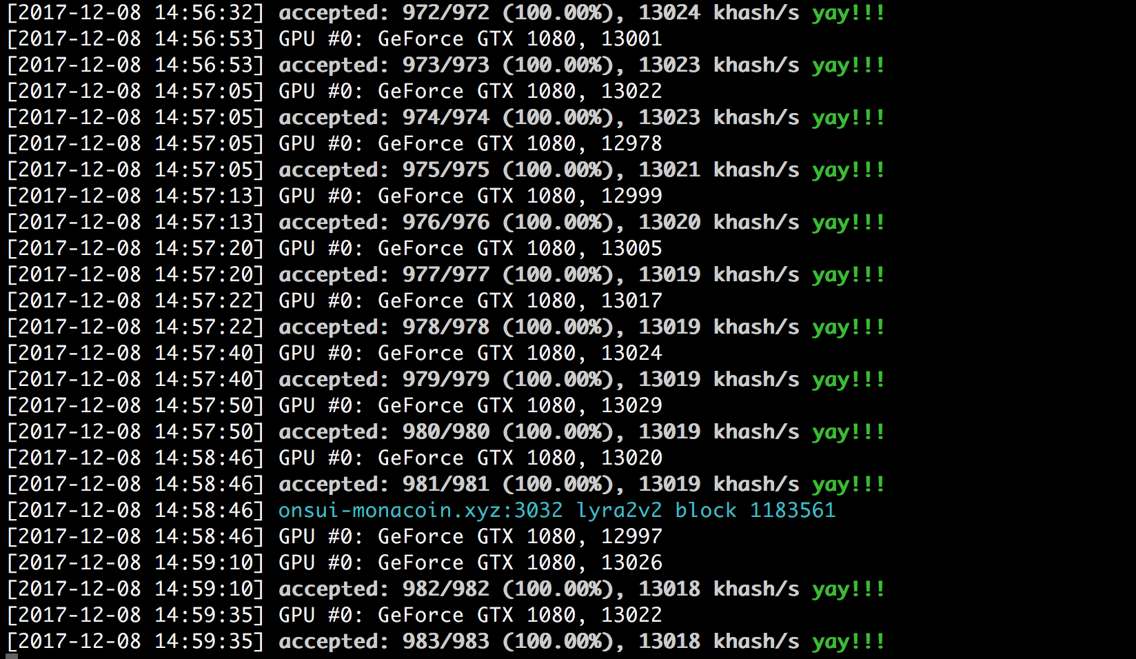GPUでモナコインを掘る #GPU - Qiita