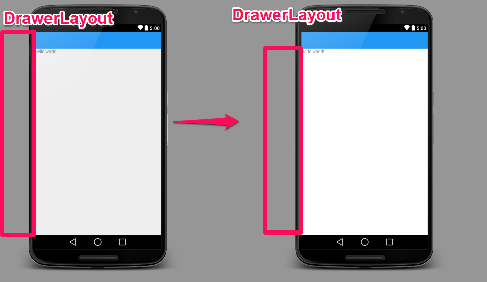Navigation DrawerがToolBarに被らないようにする方法。 #Android - Qiita