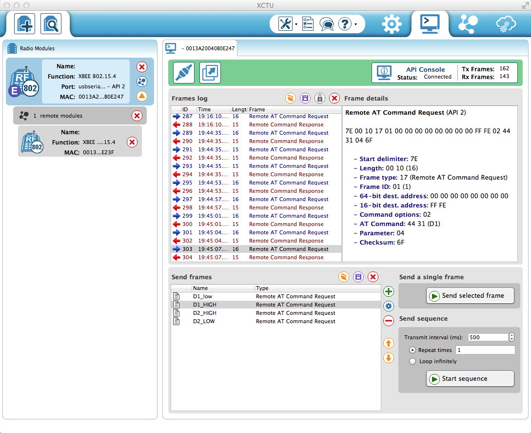 XBeeのRemote AT Command Requestを使う場合の設定例 xbee Qiita