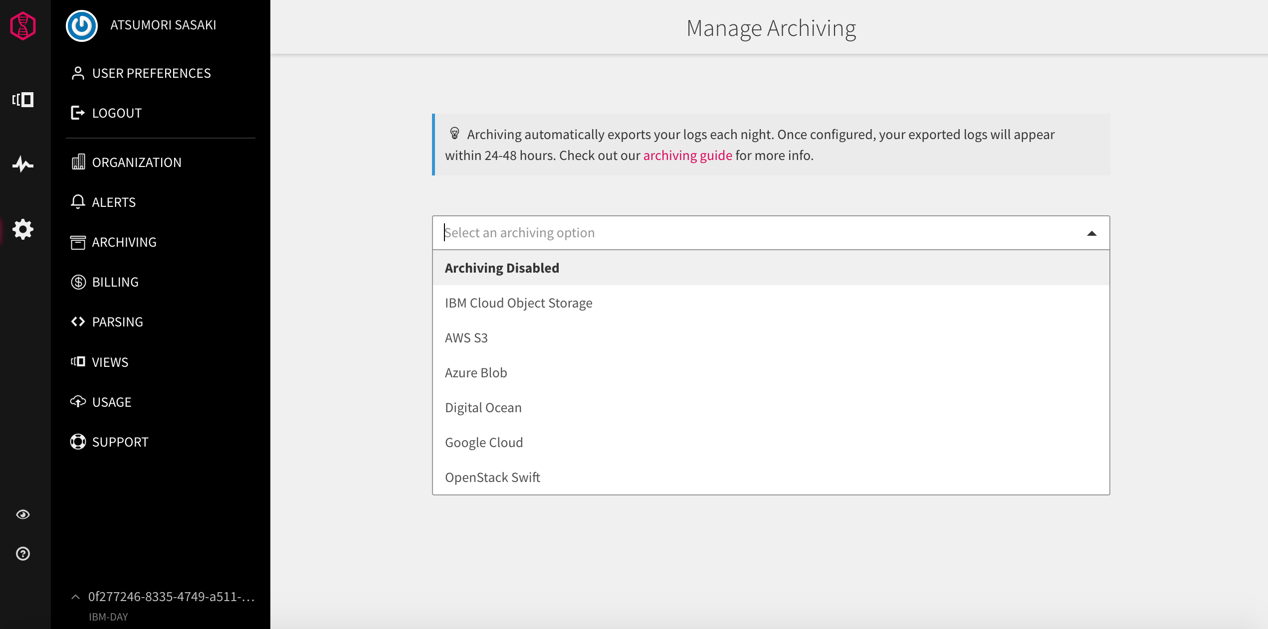 LogDNA で IBM Cloud のログ監視をしてみた Qiita