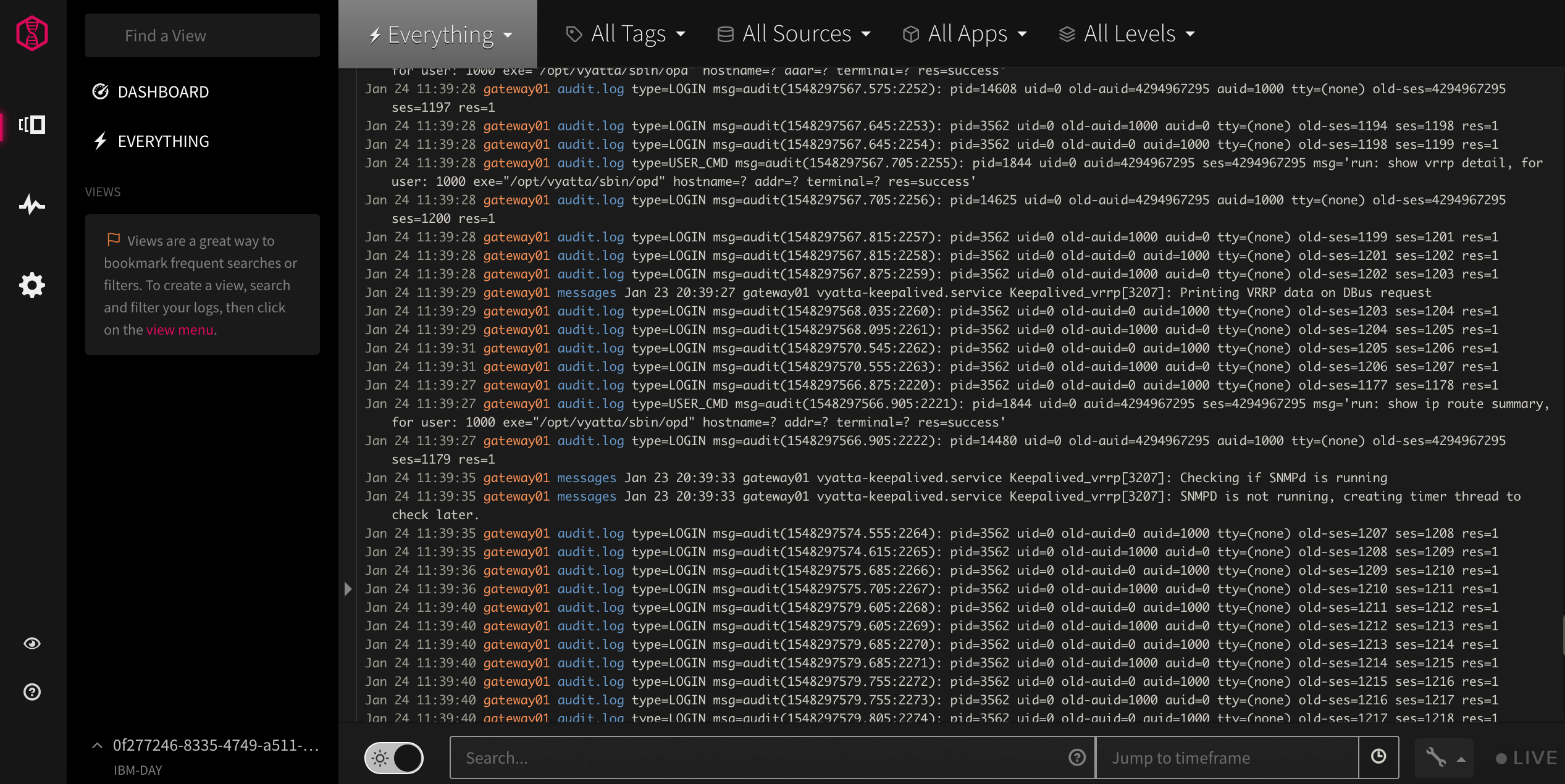 LogDNA で IBM Cloud のログ監視をしてみた Qiita