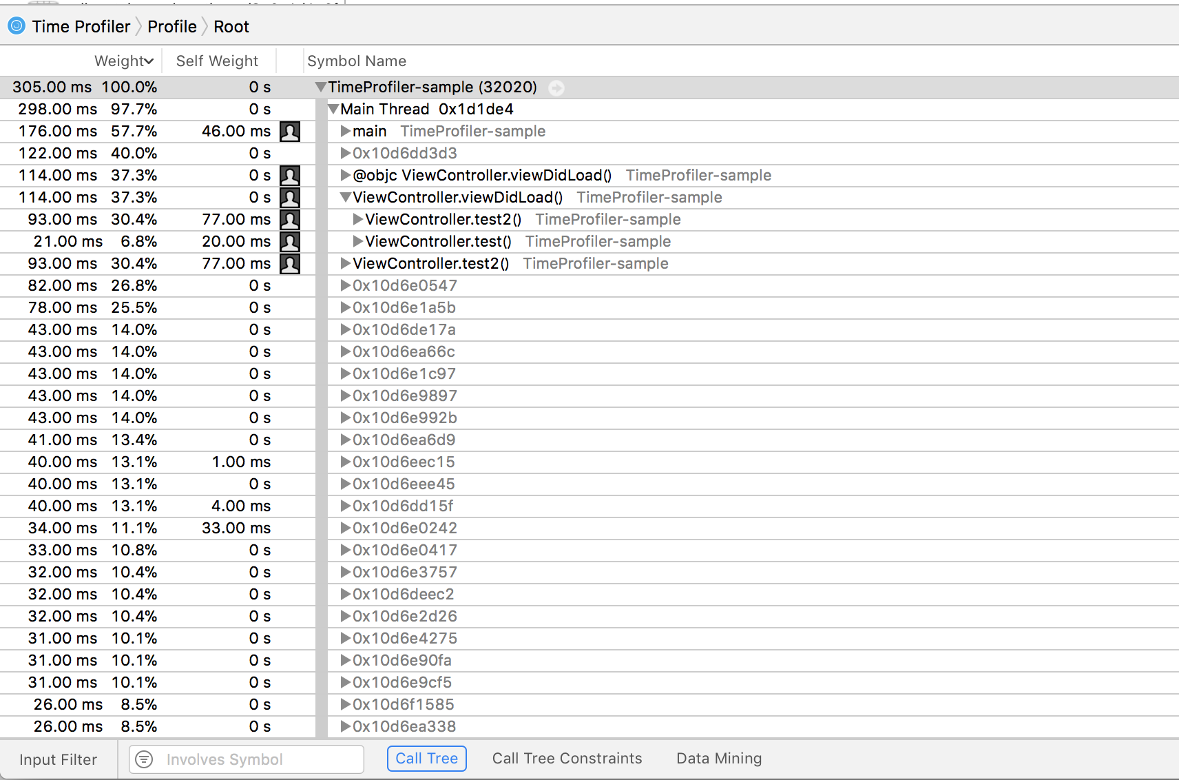 XcodeのInstrumentsのTime Profilerを使って重たい処理を調べる Swift Qiita