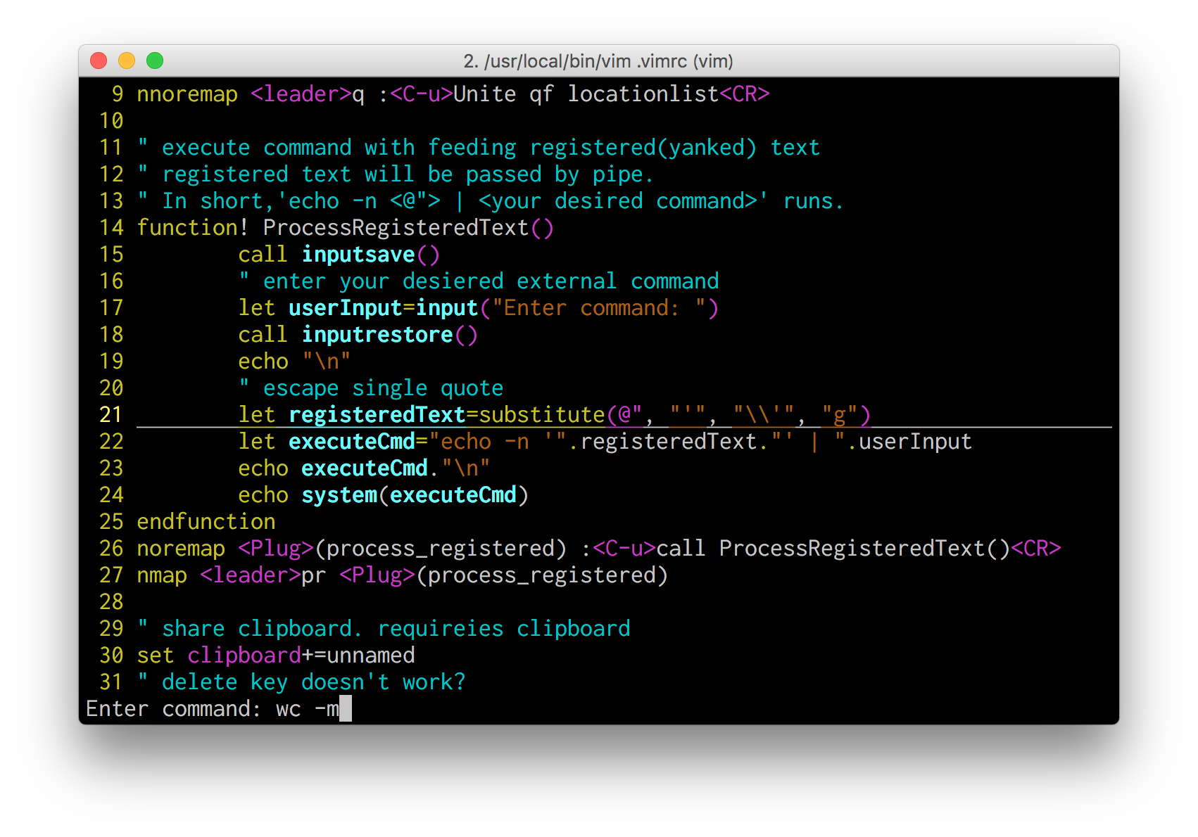 EmacsからVimに引越ししてきた自分が初めてVimScript書いた話 #Vim - Qiita