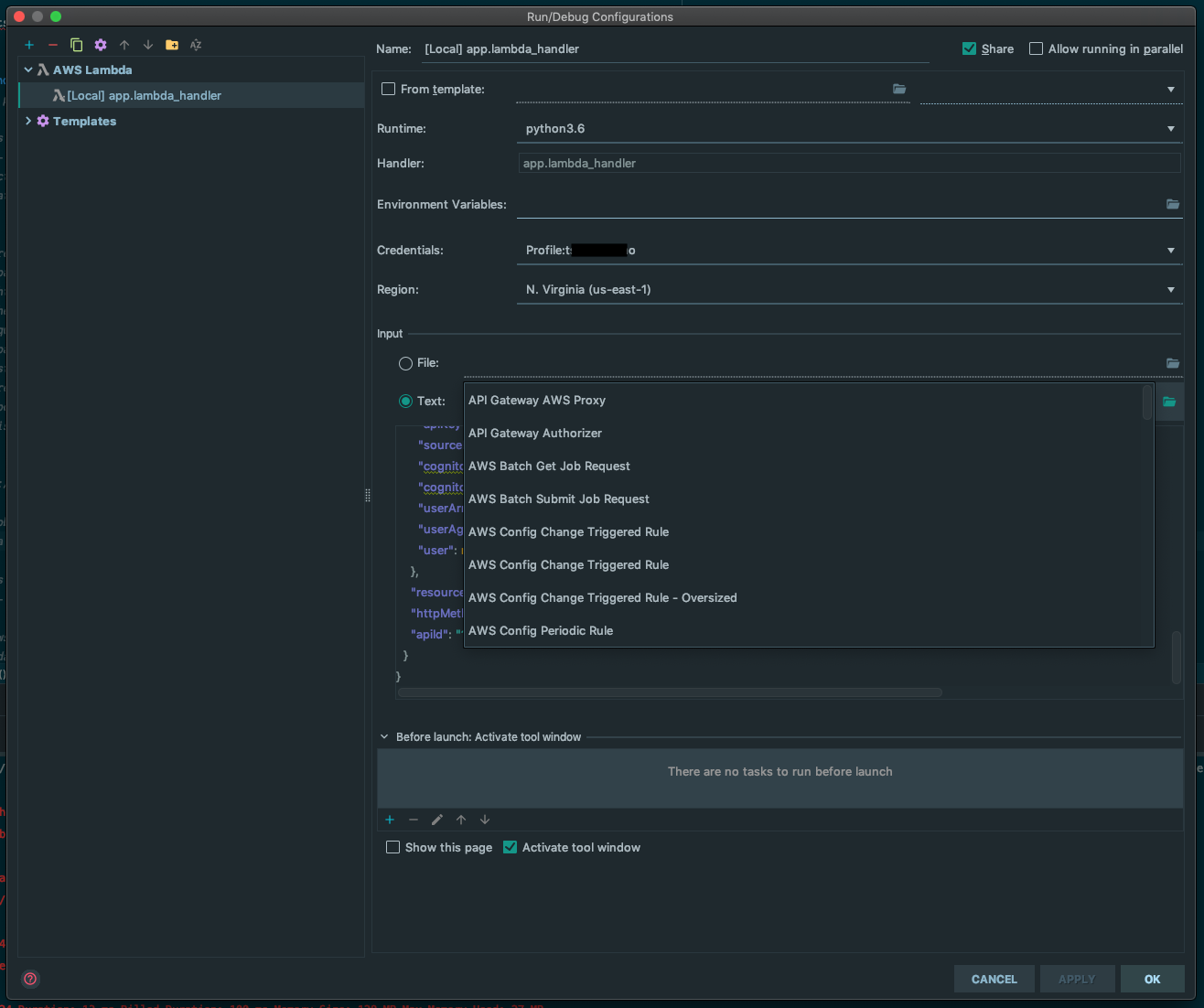 AWS Toolkits for PyCharmを試してみた #lambda - Qiita