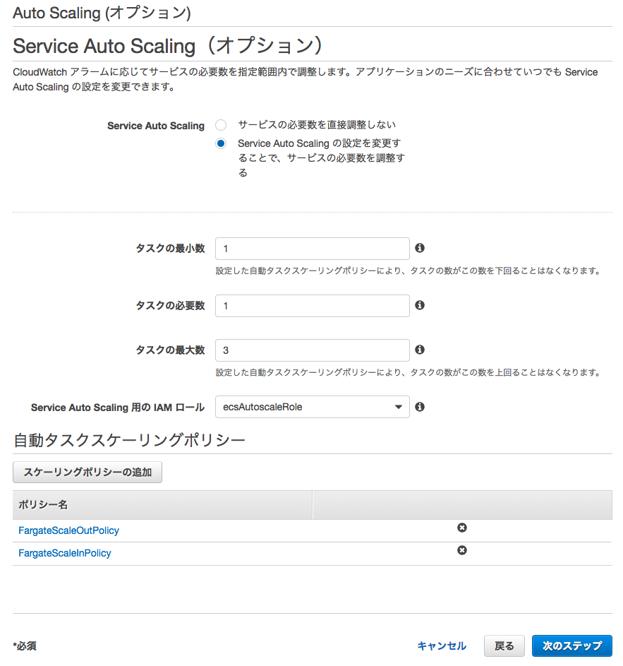 AWS FargateでAutoScaleを試してみる ECS Qiita