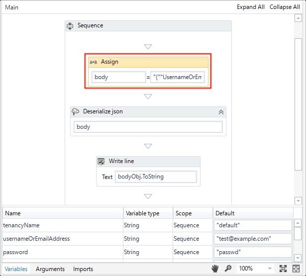 UiPathでJSON文字列をDictionaryで生成する RPA Qiita