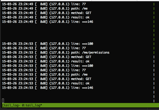 ログの監視時にログを自動改行させる Qiita