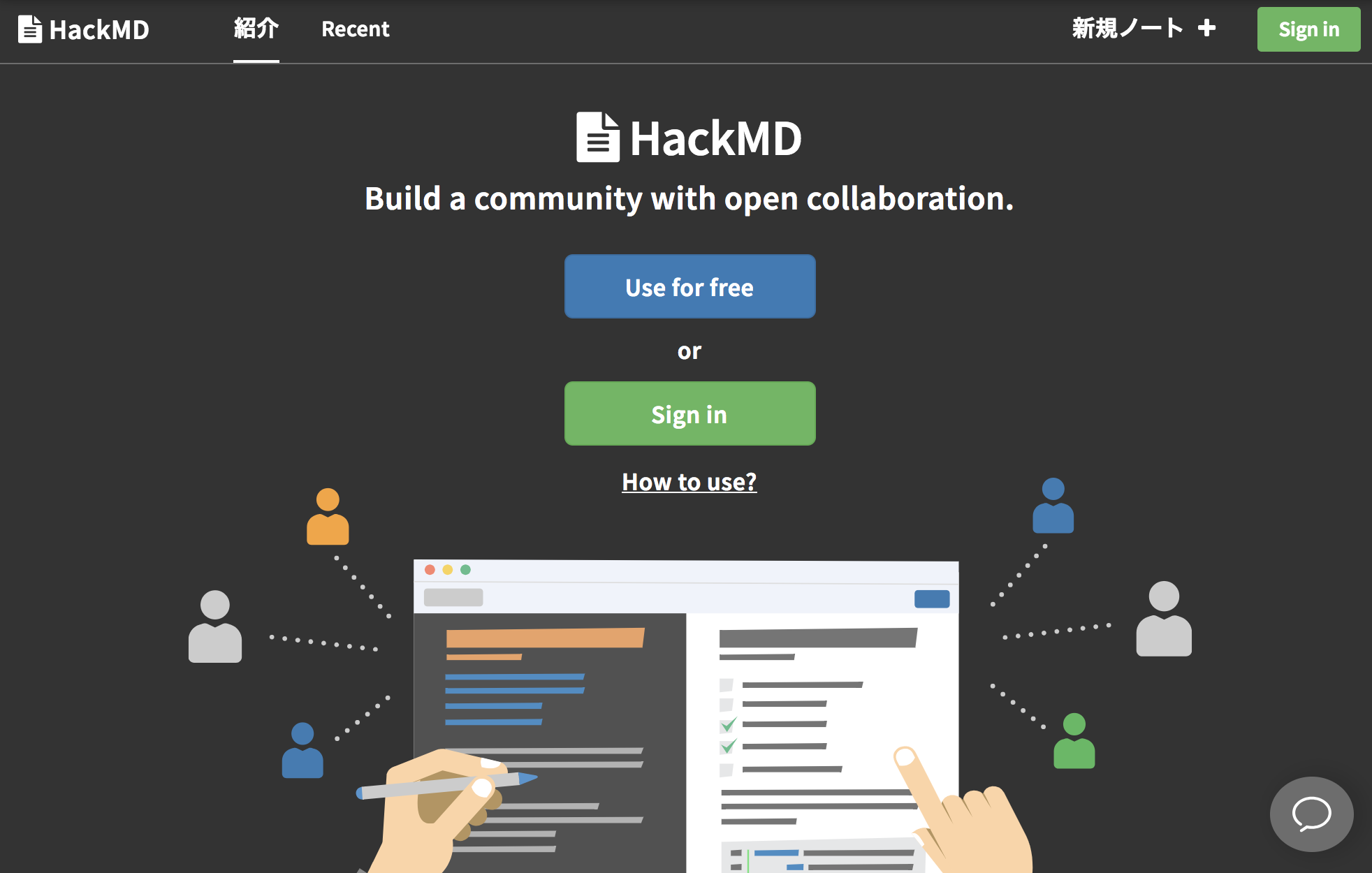 HackMDってMarkdownEditorが革新的で使いやすい #業務効率化 - Qiita