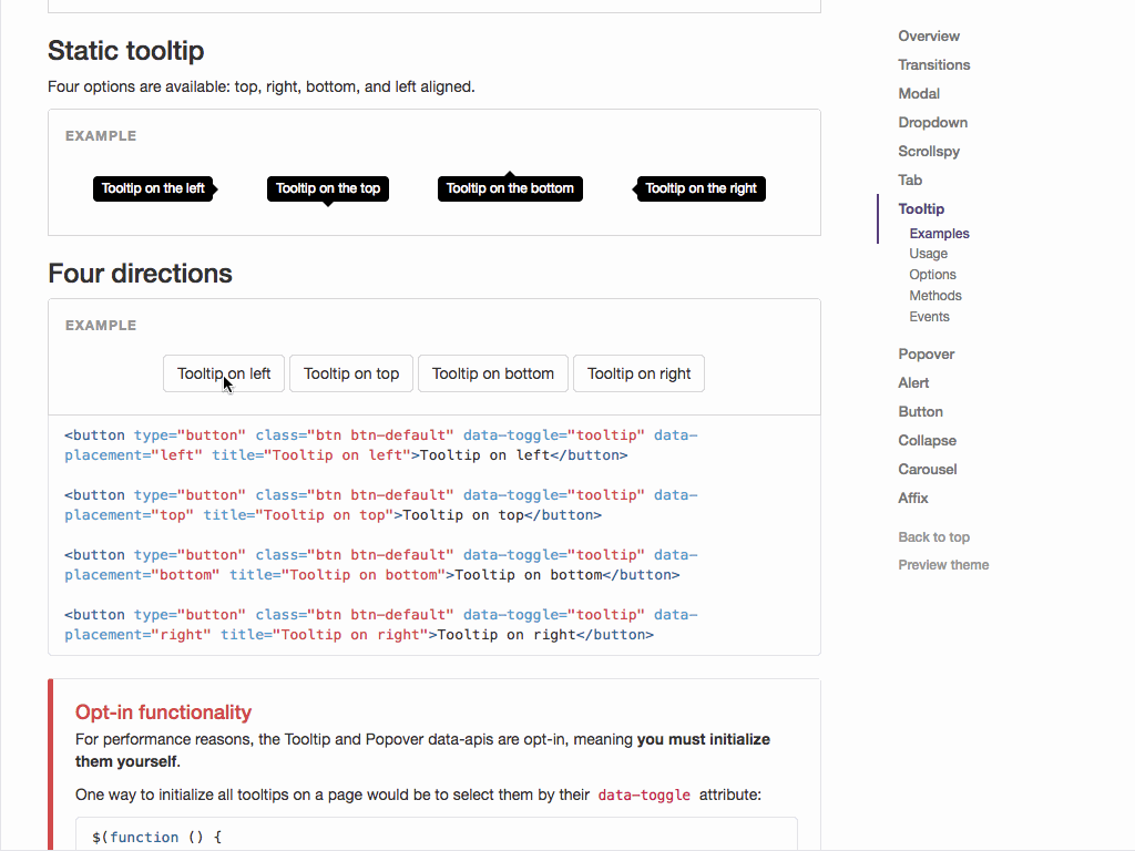 Aurelia Custom Attributes を使って bootstraptooltip を楽に使う Bootstrap3 Qiita